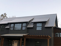Metal roof