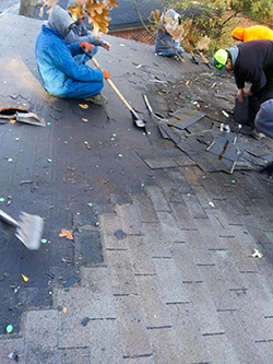 Reroofing, roof replacement, roof repair