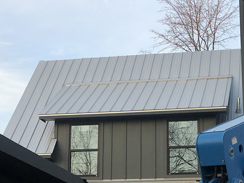 Metal roof
