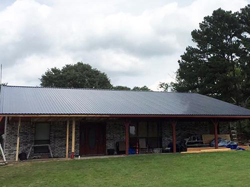 Metal roof